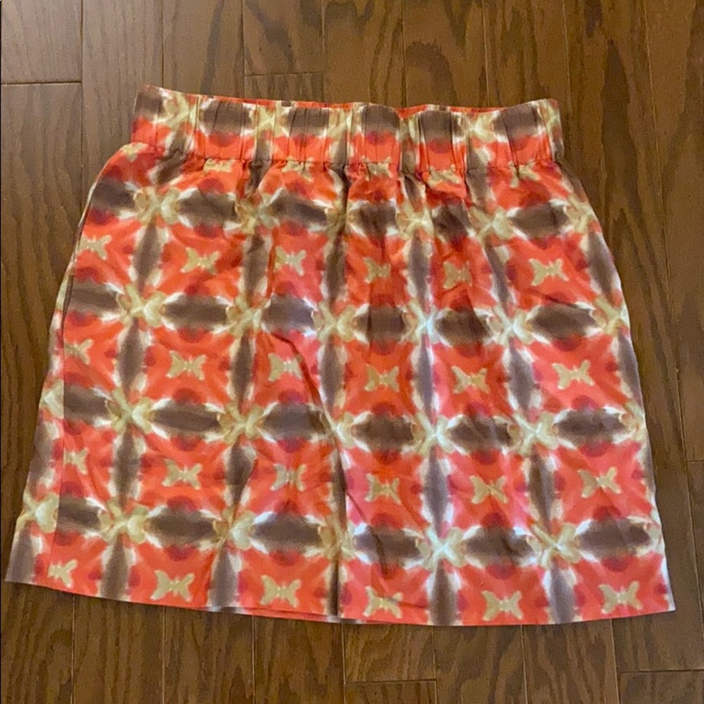 J. Crew patterned skirt